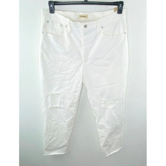 NWT Madewell Women's $138 Perfect VIntage Straight Jean Ripped Knee Size… - Picture 5 of 8